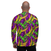 Load image into Gallery viewer, Tickle Me Mardi Gras Unisex Bomber Jacket
