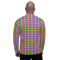 Load image into Gallery viewer, Mardi Gras Candy-O Unisex Bomber Jacket
