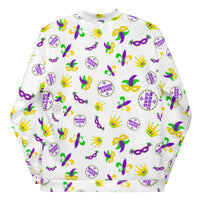 Load image into Gallery viewer, Mardi Gras Round &amp; Round Unisex Bomber Jacket
