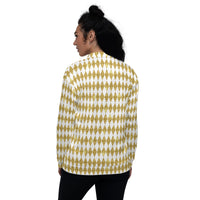 Load image into Gallery viewer, Golden Diamonds Unisex Bomber Jacket
