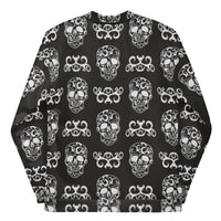 Load image into Gallery viewer, Rock+Reb£llion White Skulls Unisex Bomber Jacket
