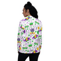 Load image into Gallery viewer, Life Of The Mardi Party Unisex Bomber Jacket
