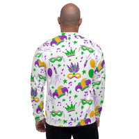 Load image into Gallery viewer, Life Of The Mardi Party Unisex Bomber Jacket

