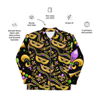 Load image into Gallery viewer, Mardi Party BK Unisex Bomber Jacket
