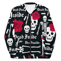 Load image into Gallery viewer, Rock+Reb£llion Dead Inside Unisex Bomber Jacket
