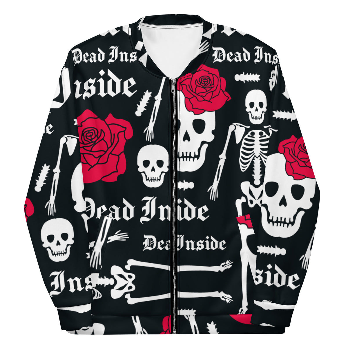 Rock+Reb£llion Dead Inside Unisex Bomber Jacket