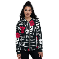 Load image into Gallery viewer, Rock+Reb£llion Dead Inside Unisex Bomber Jacket

