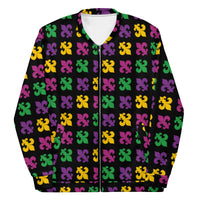 Load image into Gallery viewer, Mardi Gras Dreaming Unisex Bomber Jacket
