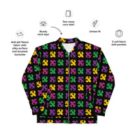 Load image into Gallery viewer, Mardi Gras Dreaming Unisex Bomber Jacket
