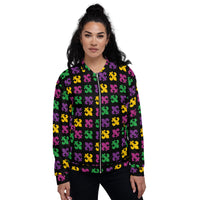 Load image into Gallery viewer, Mardi Gras Dreaming Unisex Bomber Jacket
