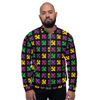 Load image into Gallery viewer, Mardi Gras Dreaming Unisex Bomber Jacket
