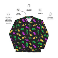 Load image into Gallery viewer, Masks, Masks, &amp; More Masks Unisex Bomber Jacket
