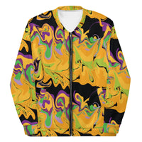 Load image into Gallery viewer, Mardi Gras Dizzy Unisex Bomber Jacket
