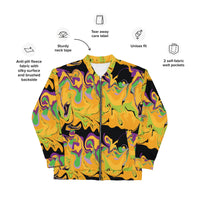 Load image into Gallery viewer, Mardi Gras Dizzy Unisex Bomber Jacket
