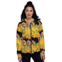 Load image into Gallery viewer, Mardi Gras Dizzy Unisex Bomber Jacket
