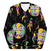 Load image into Gallery viewer, Big Time Mardi Gras Unisex Bomber Jacket
