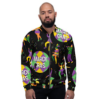 Load image into Gallery viewer, Big Time Mardi Gras Unisex Bomber Jacket
