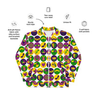 Load image into Gallery viewer, Girl&#39;s Just Wanna Have Mardi Gras Unisex Bomber Jacket

