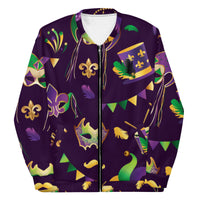 Load image into Gallery viewer, Total Mardi Unisex Bomber Jacket

