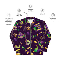 Load image into Gallery viewer, Total Mardi Unisex Bomber Jacket
