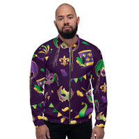 Load image into Gallery viewer, Total Mardi Unisex Bomber Jacket
