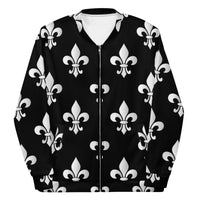 Load image into Gallery viewer, Big Ole&#39; Fleur De Lis Unisex Bomber Jacket
