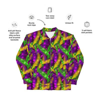 Load image into Gallery viewer, Tickle Me Mardi Gras Unisex Bomber Jacket
