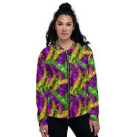 Load image into Gallery viewer, Tickle Me Mardi Gras Unisex Bomber Jacket
