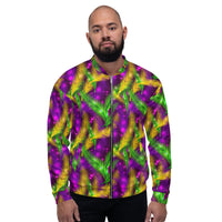 Load image into Gallery viewer, Tickle Me Mardi Gras Unisex Bomber Jacket
