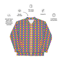 Load image into Gallery viewer, Mardi Gras Candy-O Unisex Bomber Jacket
