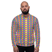Load image into Gallery viewer, Mardi Gras Candy-O Unisex Bomber Jacket
