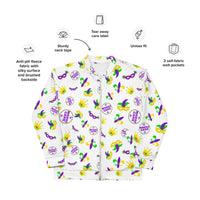 Load image into Gallery viewer, Mardi Gras Round &amp; Round Unisex Bomber Jacket
