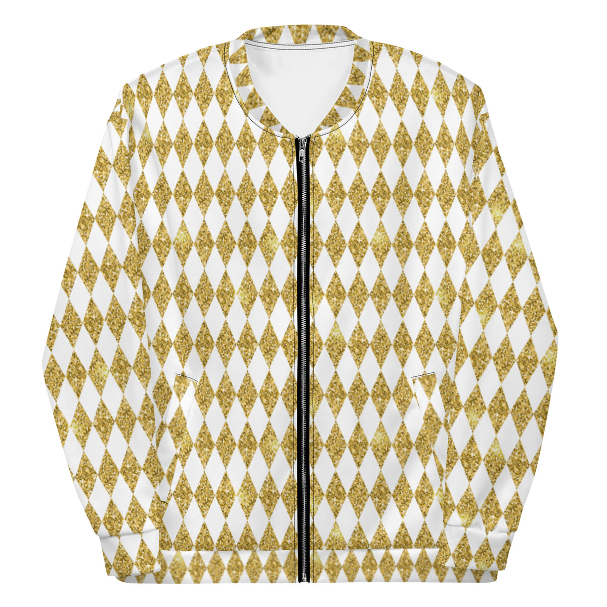 Golden Diamonds Unisex Bomber Jacket