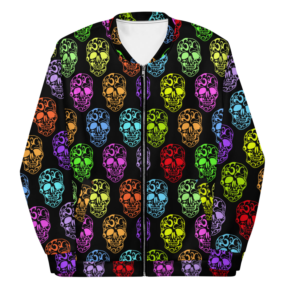 Rock+Reb£llion Sugar Skulls Unisex Bomber Jacket