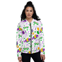 Load image into Gallery viewer, Life Of The Mardi Party Unisex Bomber Jacket
