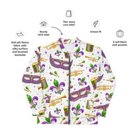 Load image into Gallery viewer, Mardi Gras Long Night Unisex Bomber Jacket
