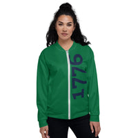 Load image into Gallery viewer, 1776 Green/Navy Unisex Bomber Jacket
