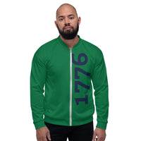 Load image into Gallery viewer, 1776 Green/Navy Unisex Bomber Jacket

