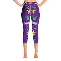 Load image into Gallery viewer, Purple Haze Yoga Capri Leggings
