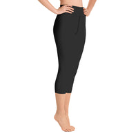 Load image into Gallery viewer, 1776 Yoga Capri Leggings Black/White
