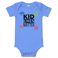 Load image into Gallery viewer, Baby Kid Lives Matter Short Sleeve One Piece - White
