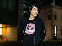 Load image into Gallery viewer, Rock Star - Keep Calm &amp; Rock On Rosa Blanco Women&#39;s Relaxed T-Shirt
