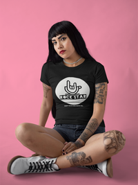 Load image into Gallery viewer, Rock Star Blanco Ngo Women&#39;s Relaxed T-Shirt
