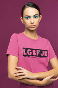 Load image into Gallery viewer, Let&#39;s Go B.... F*JB Blackout Ngo Women&#39;s Relaxed T-Shirt
