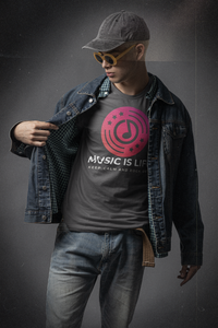 Load image into Gallery viewer, Music Is Life, Keep Calm &amp; Rock On LG Men&#39;s T-Shirt
