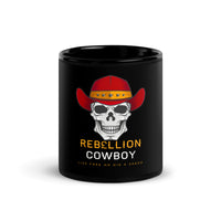 Load image into Gallery viewer, Rock+Reb£llion Black Glossy 11oz. Mug
