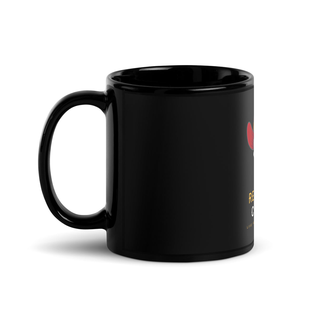 Rock+Reb£llion Black Glossy 11oz. Mug