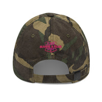 Load image into Gallery viewer, Let&#39;s Go B.... F*JB Pink Embroidered Camo Distressed Baseball Cap
