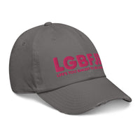 Load image into Gallery viewer, Let&#39;s Go B.... F*JB Pink Embroidered Camo Distressed Baseball Cap
