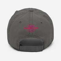 Load image into Gallery viewer, 1776 Pink Embroidered Distressed Dad Hat
